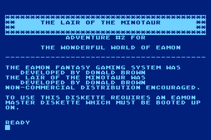 File:The Lair of the Minotaur (Atari 800).png