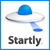 The Startly UFO logo