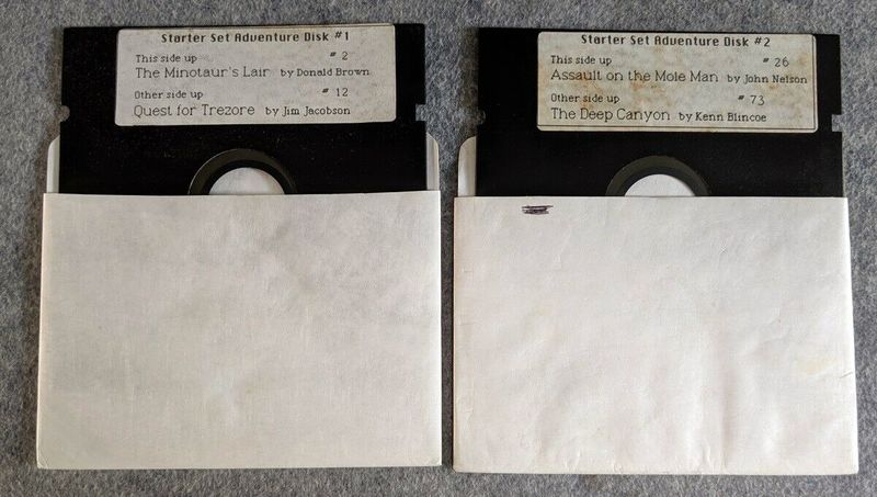 File:Super Eamon Starter Set adventure diskettes.jpg