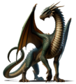 AI-generated Eamon dragon