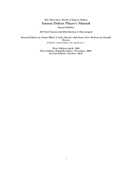 File:Eamon Deluxe Player's Manual, 2nd edition.pdf