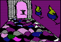 Room 8: Castle corridor with flaming torches