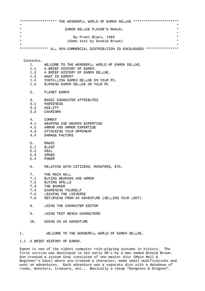 File:Eamon Deluxe Player's Manual, 1st edition.pdf
