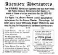 An ad for Super Eamon, September 1986