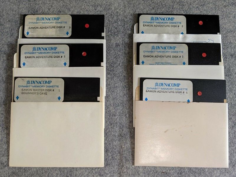 File:Eamon diskettes (Dynacomp).jpg