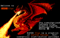 A colorful variant from Eamon IIgs by Darrel Raines, based on artwork of Smaug by Greg and Tim Hildebrandt.