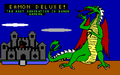 A colorized version of the dragon from the splash screen of Frank Black's Eamon Deluxe.